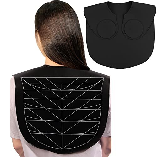 XDONEF Silicone Hair Cutting Guide Collar – Waterproof Weighted Neck Wrap for Salon & Home Use (White, Large 21.5x16.5in) Avelisse