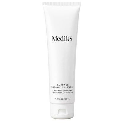 Medik8 Surface Radiance Cleanse - AHA and BHA Daily Face Cleanser - Exfoliating, Gentle Foaming Face Wash - Anti Aging Facial Cleanser - 5.0 oz Avelisse