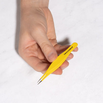 Tweezerman First Aid Splintertweeze – Precision Stainless Steel Splinter Remover, Yellow Avelisse