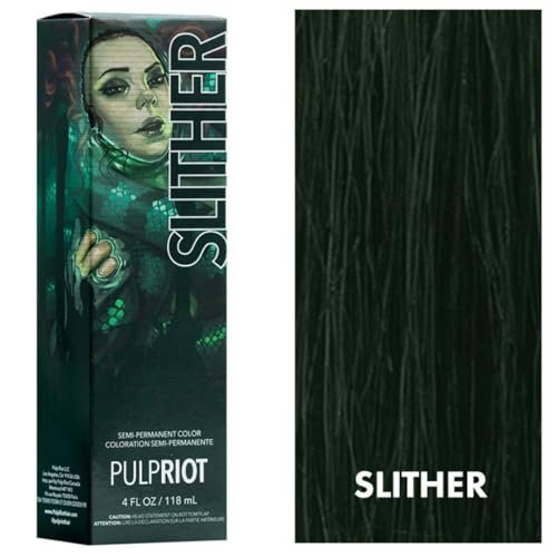 Pulp Riot Slither Semi-Permanent Hair Color - 4 oz Vibrant Green Avelisse