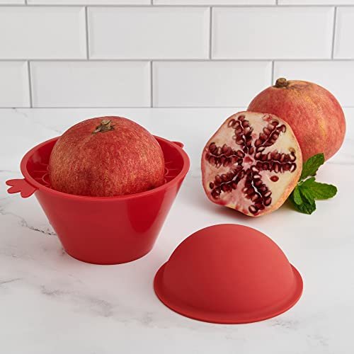 HIC Kitchen Pomegranate Seed Remover 3-Piece Set - BPA-Free Plastic & Silicone, Fast & Mess-Free Deseeding - görsel 6