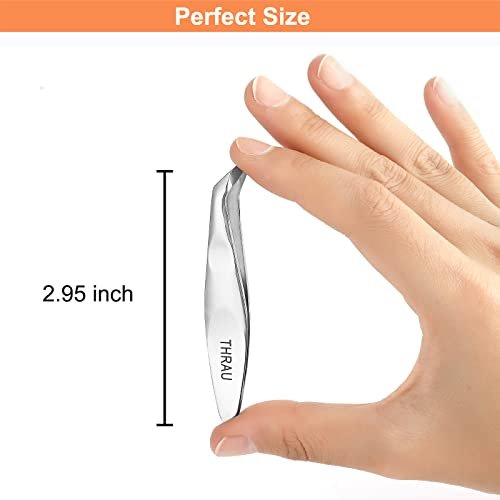 THRAU Mini Cuticle Trimmer for Manicure & Pedicure – Stainless Steel Cuticle Nipper with Precise Pointed Tip - görsel 8