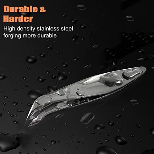 THRAU Mini Cuticle Trimmer for Manicure & Pedicure – Stainless Steel Cuticle Nipper with Precise Pointed Tip - görsel 6