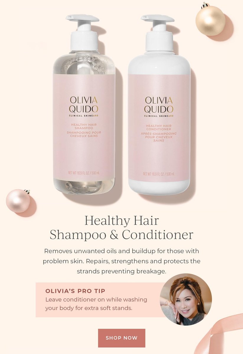 Olivia Quido Clinical Skin Care Healthy Hair Conditioner (500mL) – Keratin-Enriched Hydrating Conditioner for Dry, Damaged Hair, Restores Healthy and Lustrous Hair - görsel 5