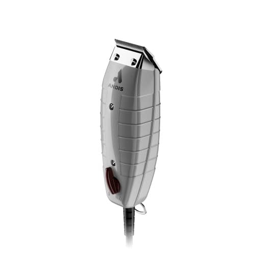 Andis Professional Outliner II Square Blade Beard Trimmer – Carbon Steel Blade, Zero Gapper, Grey Avelisse