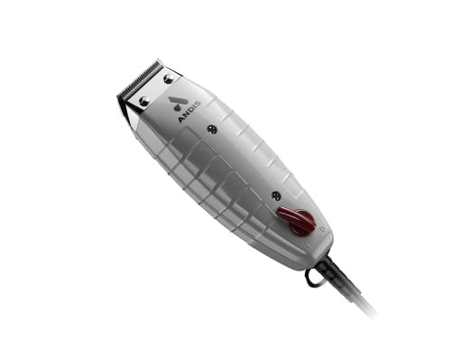 Andis Professional Outliner II Square Blade Beard Trimmer – Carbon Steel Blade, Zero Gapper, Grey Avelisse
