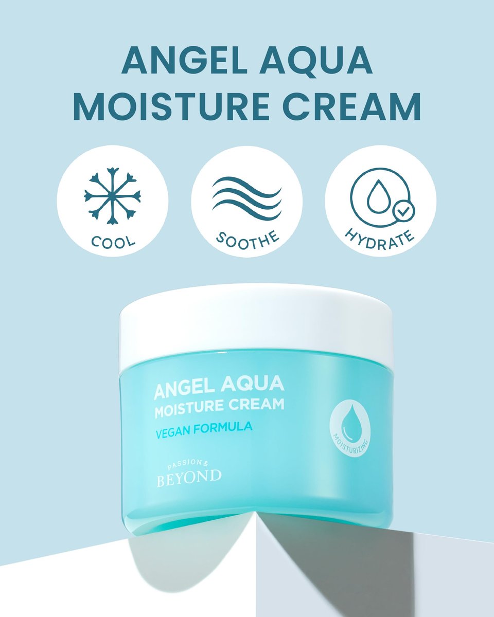 BEYOND Cream 10.2 fl oz (Pack of 2) - Instant Soothing, Cooling, Hydrating Lightweight Face Moisturizer & Sleeping Mask - Korean Skin Care, Vegan, Cica & Hyaluronic Acid Avelisse