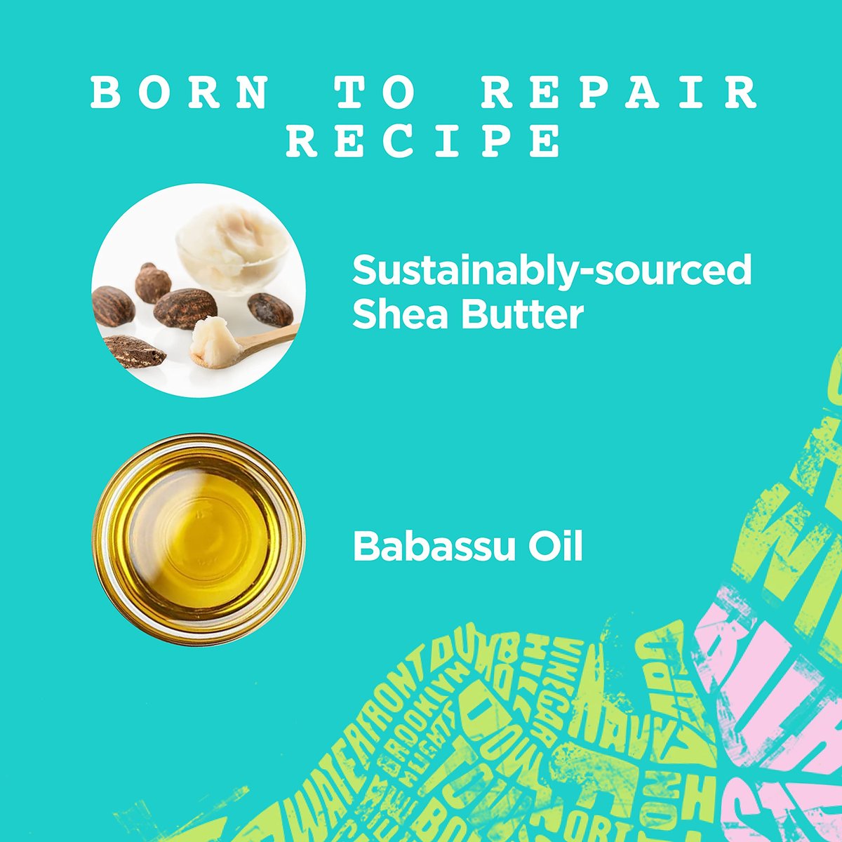 Carol's Daughter Born To Repair Nourishing Conditioner - Sulfate-Free for Curly Hair with Shea Butter, 11 Fl Oz Avelisse