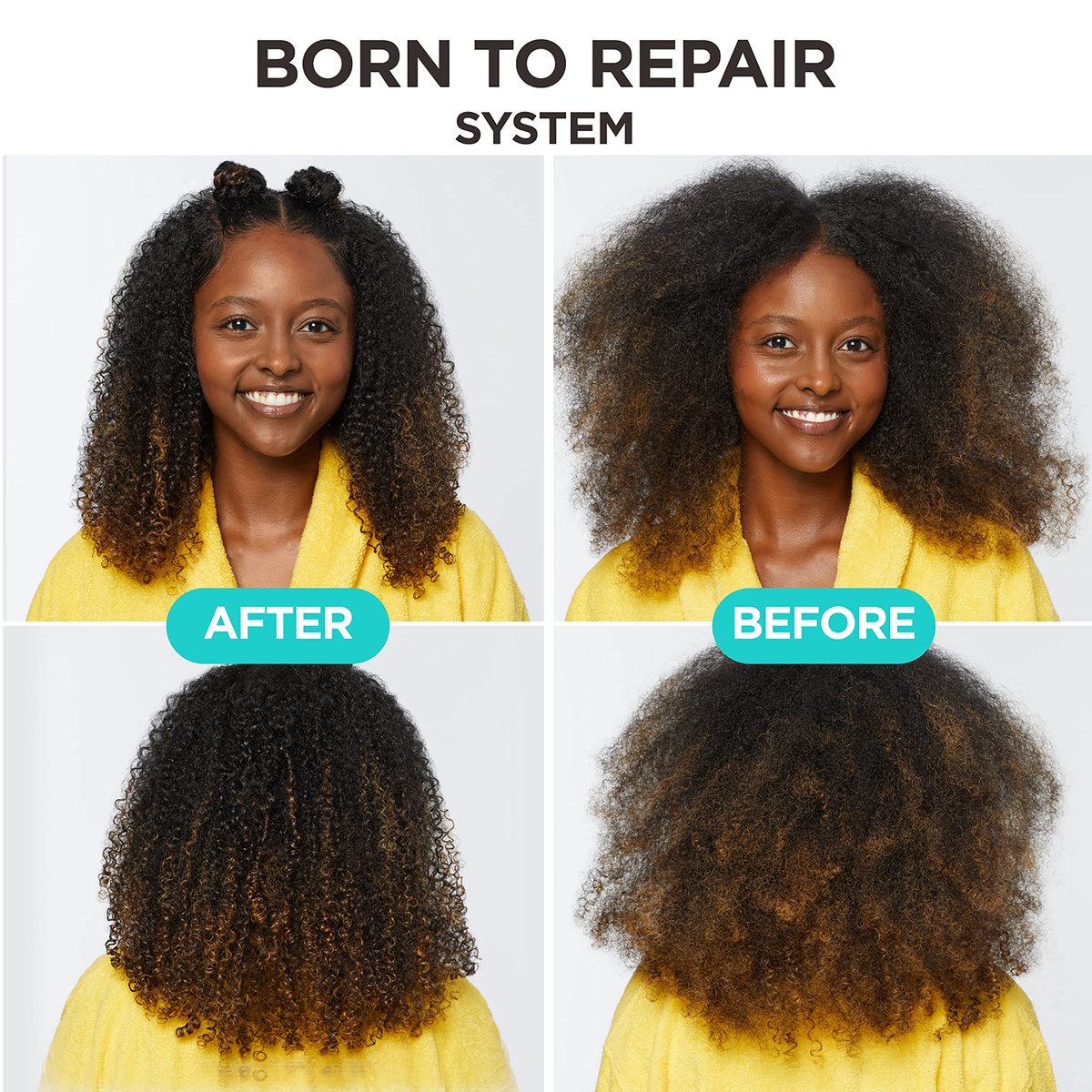 Carol's Daughter Born To Repair Nourishing Conditioner - Sulfate-Free for Curly Hair with Shea Butter, 11 Fl Oz Avelisse