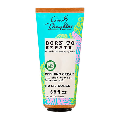 Carol's Daughter Born To Repair Leave-In Hair Cream for Curls, Moisturizing & Anti-Frizz, 6.8 Fl Oz Avelisse
