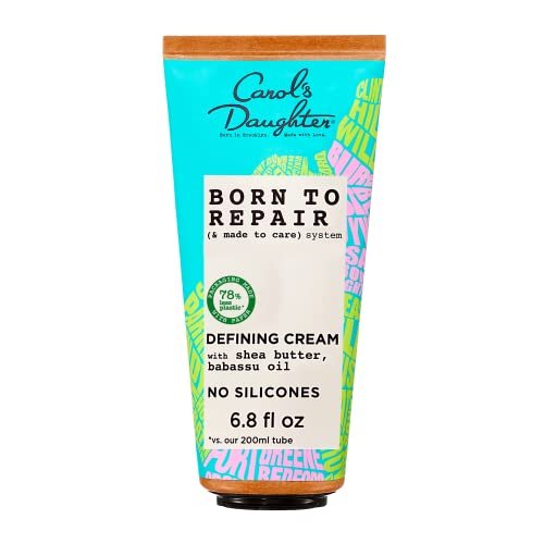 Carol's Daughter Born To Repair Leave-In Hair Cream for Curls, Moisturizing & Anti-Frizz, 6.8 Fl Oz Avelisse