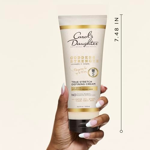 Carol's Daughter Goddess Strength True Stretch Defining Hair Cream for Waves, Coils and Curls, 6.8 oz Avelisse