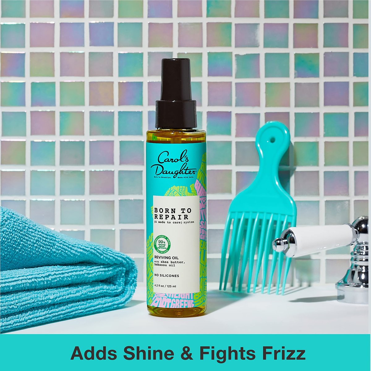 Carol's Daughter Born To Repair Reviving Hair Oil for Dry Damaged Hair & All Curl Types, Made with Shea Butter, 4.2 Fl Oz Avelisse