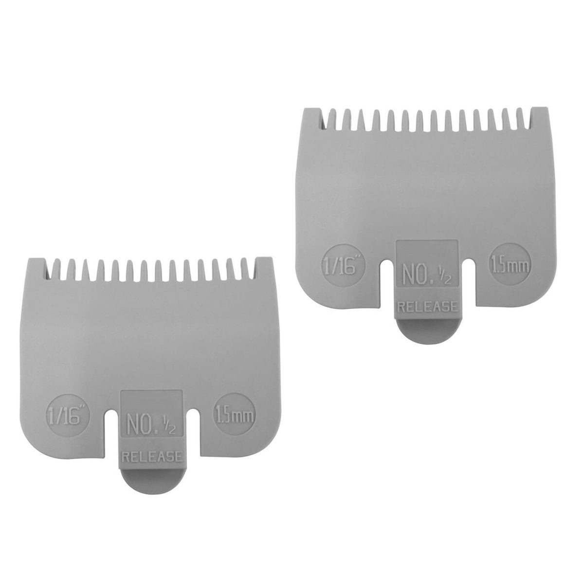 Wahl Professional Color Coded Clipper Guide Comb Attachment #1/2, 1/16", 1.5mm - 2 Pack by CHAR YONG - görsel 1