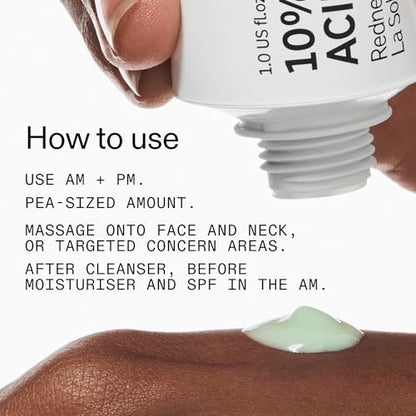The INKEY List SuperSolutions Azelaic Acid 10% Serum – Reduce Redness & Soothe Sensitive Skin, Fast-Absorbing, No White Cast, 1.01 oz