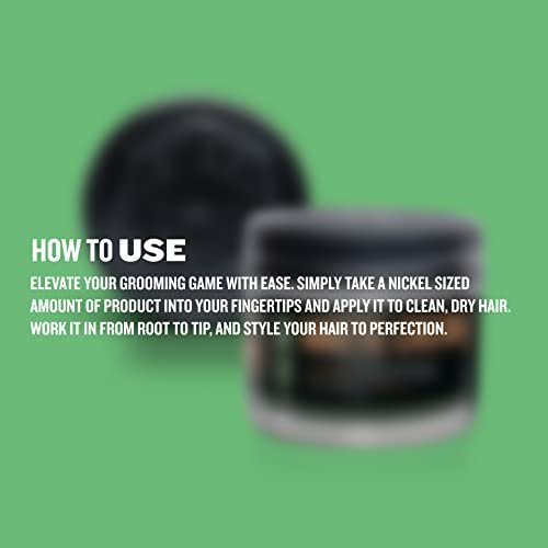 GIBS Tea Tree Pomade Plus - Medium-Plus Hold, Medium to High Shine, Clean Ingredients, Made in USA (4 oz) Avelisse