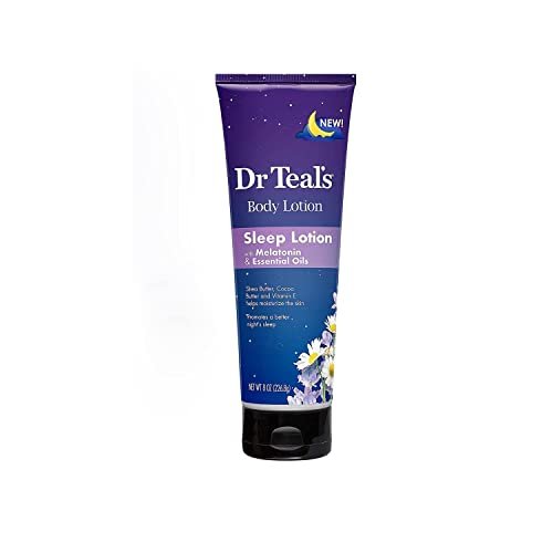 Dr Teal's Melatonin Sleep Bath Gift Set - Foaming Bath, Body Lotion & Sleep Spray with Lavender for Stress Relief Avelisse