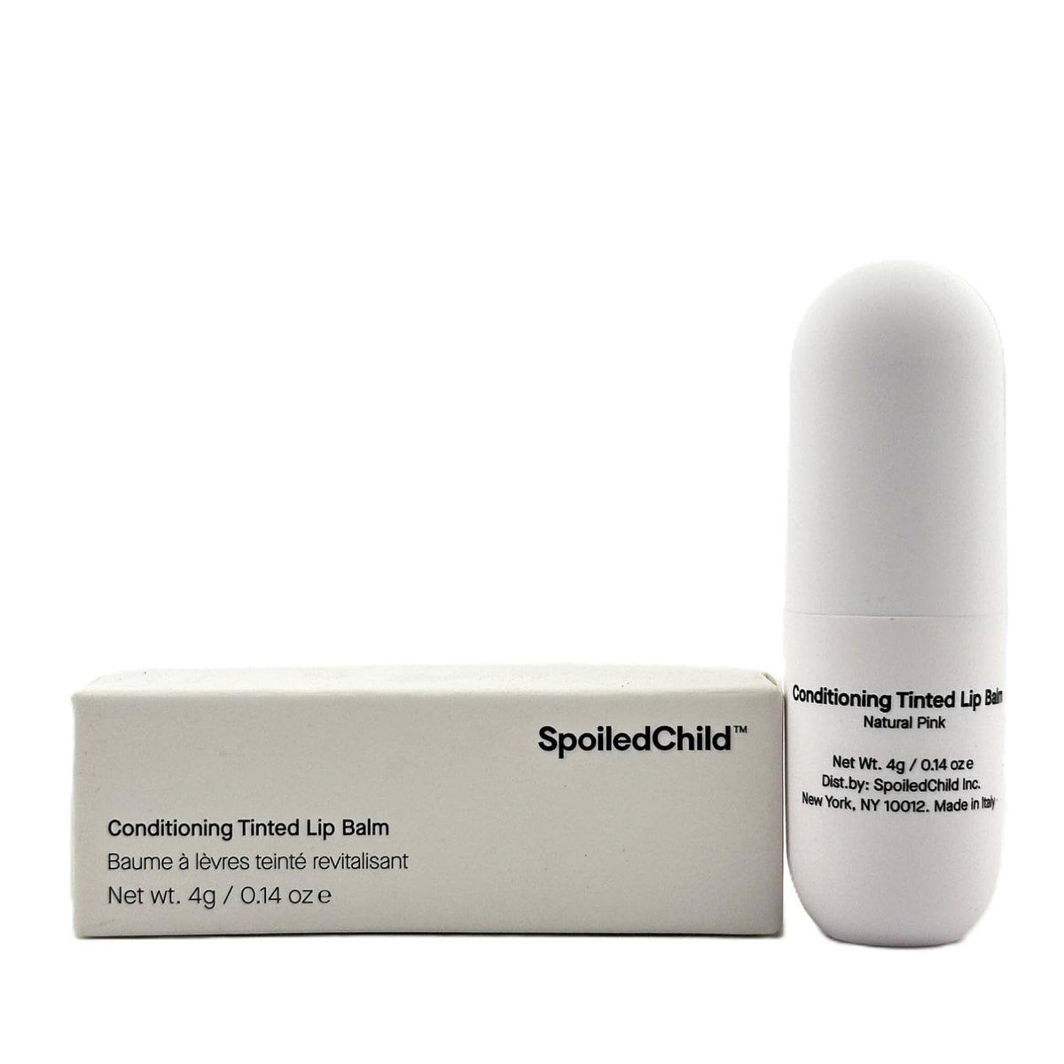 SpoiledChild Conditioning Tinted Lip Balm | Natural Pink | Moisturizing Lip Care 4g Avelisse