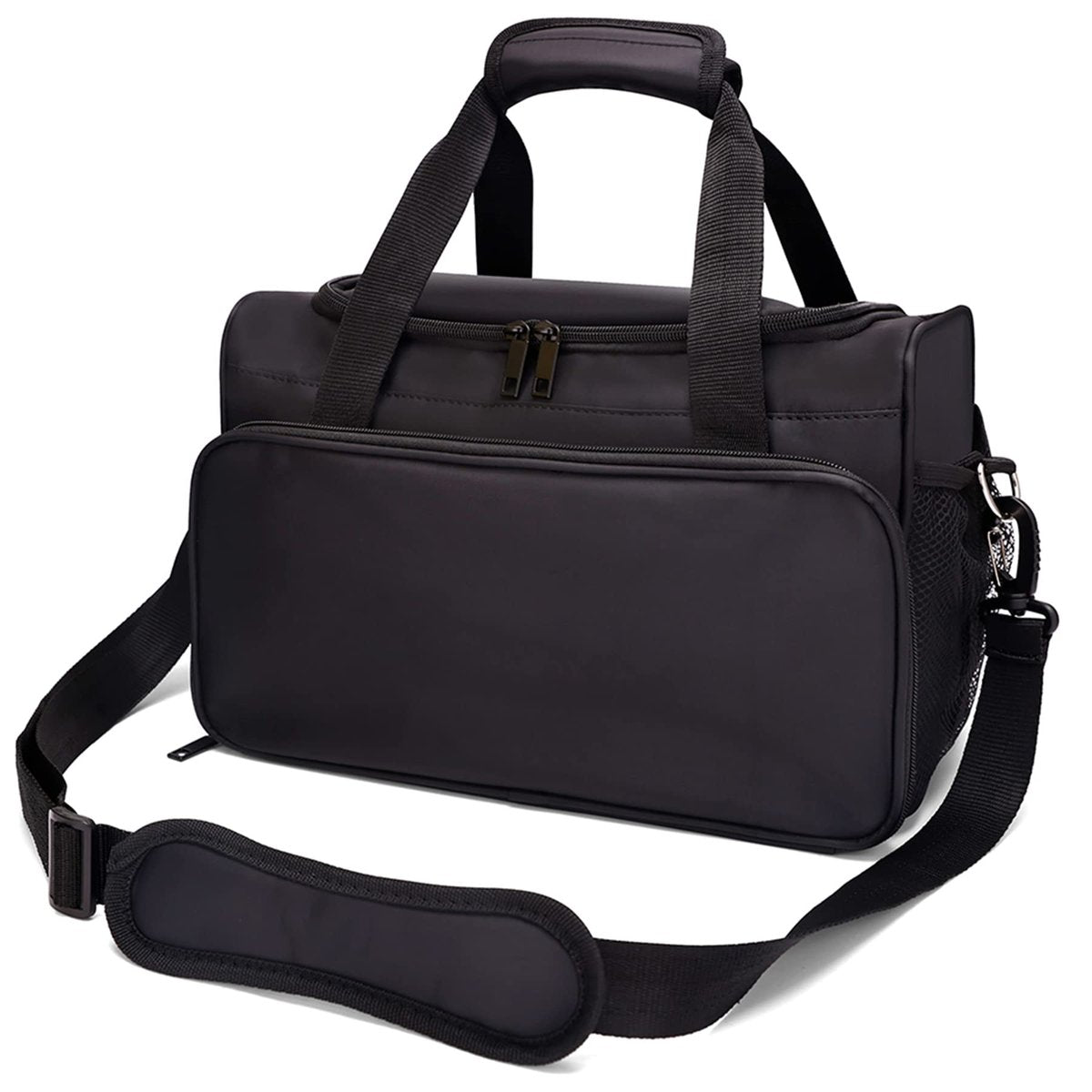 BARBERPLAN Barber Hairdressing Bag - Large Travel Storage Bag for Salon Tools, Makeup, Cosmetics - Portable Handbag for Hair Stylists and Beauty Artists (Black) - görsel 1