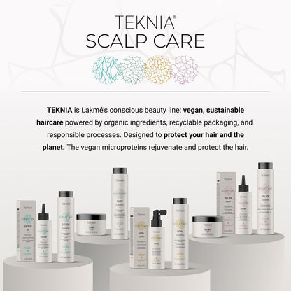 LAKMÉ Teknia Scalp Care Relief Soothing Serum for Dry Scalp, 5.1 Fl Oz