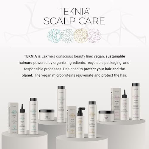 LAKMÉ Teknia Scalp Care Relief Soothing Serum for Dry Scalp, 5.1 Fl Oz - görsel 18