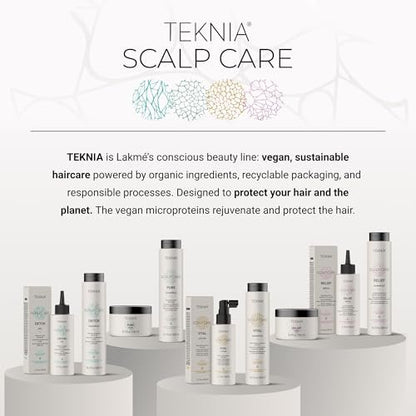 LAKMÉ Teknia Scalp Care Relief Soothing Serum for Dry Scalp, 5.1 Fl Oz