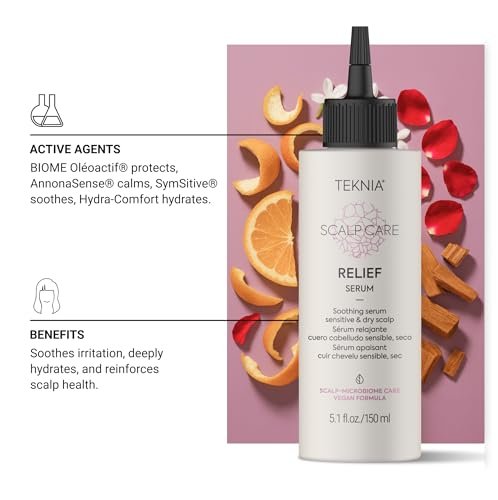 LAKMÉ Teknia Scalp Care Relief Soothing Serum for Dry Scalp, 5.1 Fl Oz - görsel 12
