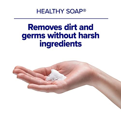 PURELL Brand HEALTHY SOAP Gentle & Free Foam Hand Soap, Fragrance-Free, 17.4 fl oz Table Top Pump Bottle (Pack of 4) - 5016-04 Avelisse