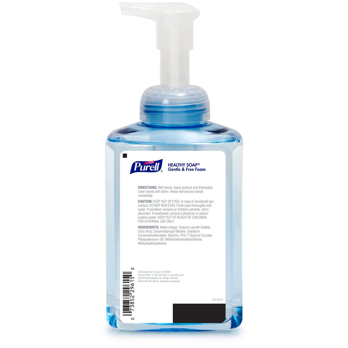 PURELL Brand HEALTHY SOAP Gentle & Free Foam Hand Soap, Fragrance-Free, 17.4 fl oz Table Top Pump Bottle (Pack of 4) - 5016-04 Avelisse