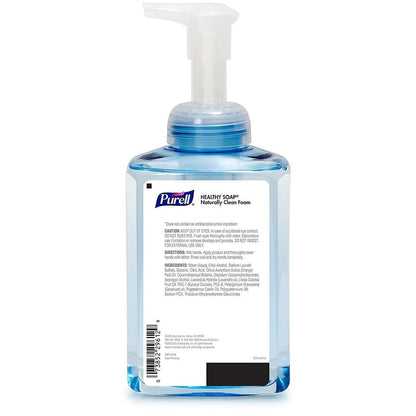 PURELL Brand CRT Healthy Soap Naturally Clean Foam, 17.4 fl oz Hand Soap Table Top Pump Bottle (Pack of 4) - 5013-04 Avelisse