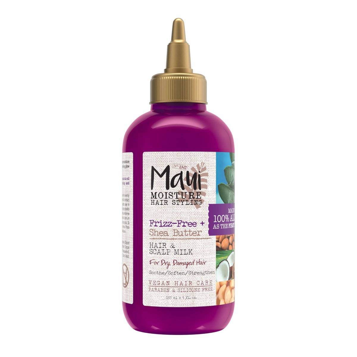 Maui Moisture Shea Butter Hair & Scalp Milk Treatment - Soothing & Hydrating Scalp Treatment for Dry, Itchy Scalp, 5 fl oz - görsel 2