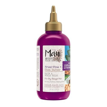 Maui Moisture Shea Butter Hair & Scalp Milk Treatment - Soothing & Hydrating Scalp Treatment for Dry, Itchy Scalp, 5 fl oz