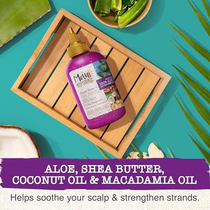 Maui Moisture Shea Butter Hair & Scalp Milk Treatment - Soothing & Hydrating Scalp Treatment for Dry, Itchy Scalp, 5 fl oz