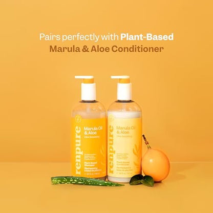 Renpure Marula Oil & Aloe Vera Shampoo - 24 Fl Oz - Sulfate-Free, Paraben-Free