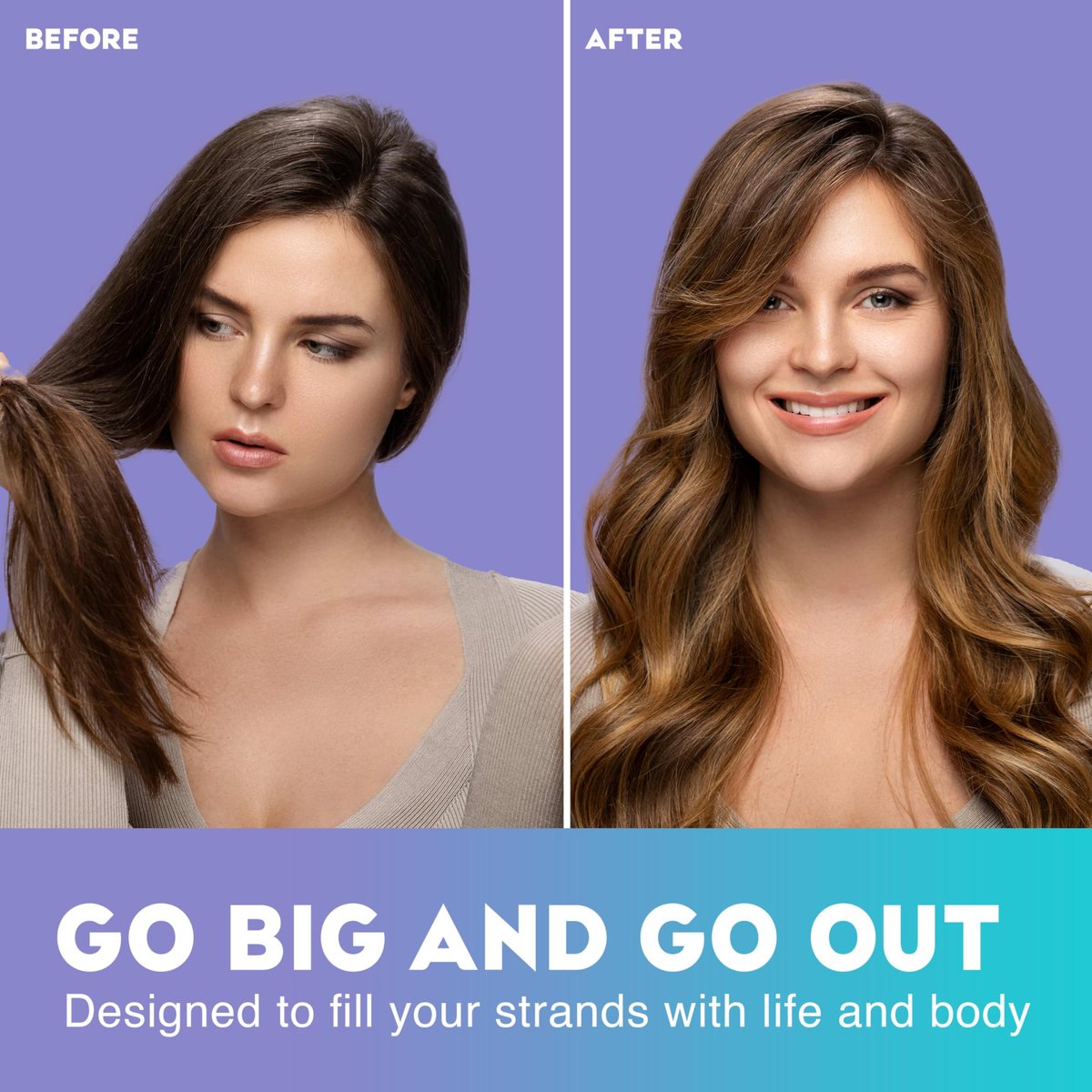 OGX Biotin & Collagen Extra Strength Volumizing Conditioner for Thicker, Fuller Hair, 25.4 fl oz - görsel 3