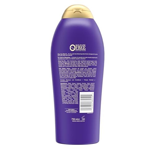 OGX Biotin & Collagen Extra Strength Volumizing Conditioner for Thicker, Fuller Hair, 25.4 fl oz - görsel 18