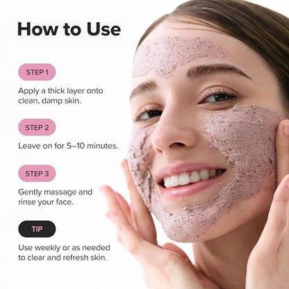 Beauty of Joseon Red Bean Pore Refreshing Mask – Hydrating Mud Cream Wash Off Pack, Pore Cleansing Exfoliator for Men and Women, 140ml Avelisse