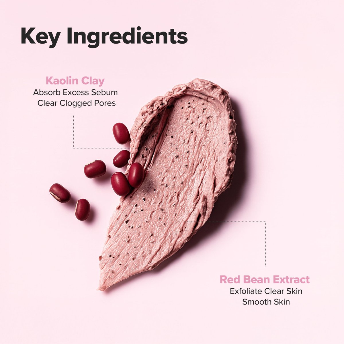 Beauty of Joseon Red Bean Pore Refreshing Mask – Hydrating Mud Cream Wash Off Pack, Pore Cleansing Exfoliator for Men and Women, 140ml Avelisse