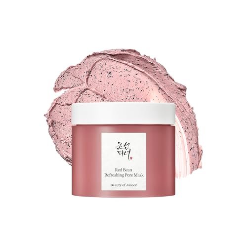 Beauty of Joseon Red Bean Pore Refreshing Mask – Hydrating Mud Cream Wash Off Pack, Pore Cleansing Exfoliator for Men and Women, 140ml Avelisse