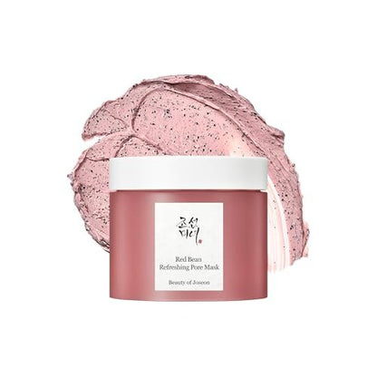 Beauty of Joseon Red Bean Pore Refreshing Mask – Hydrating Mud Cream Wash Off Pack, Pore Cleansing Exfoliator for Men and Women, 140ml Avelisse
