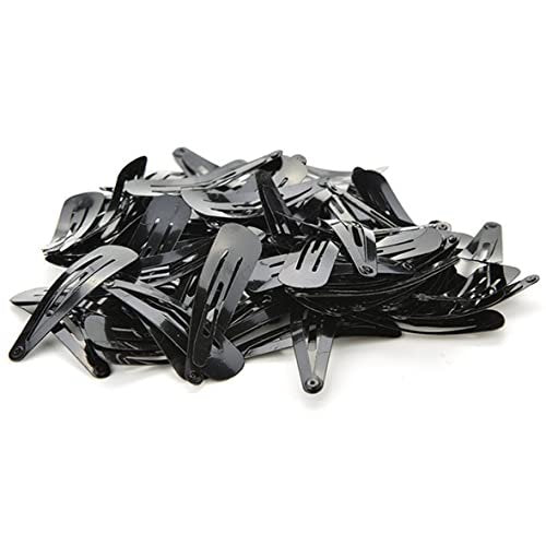 12 Pieces Snap Hair Clips for Women – 2 Inch Metal Black Hair Barrettes - görsel 8
