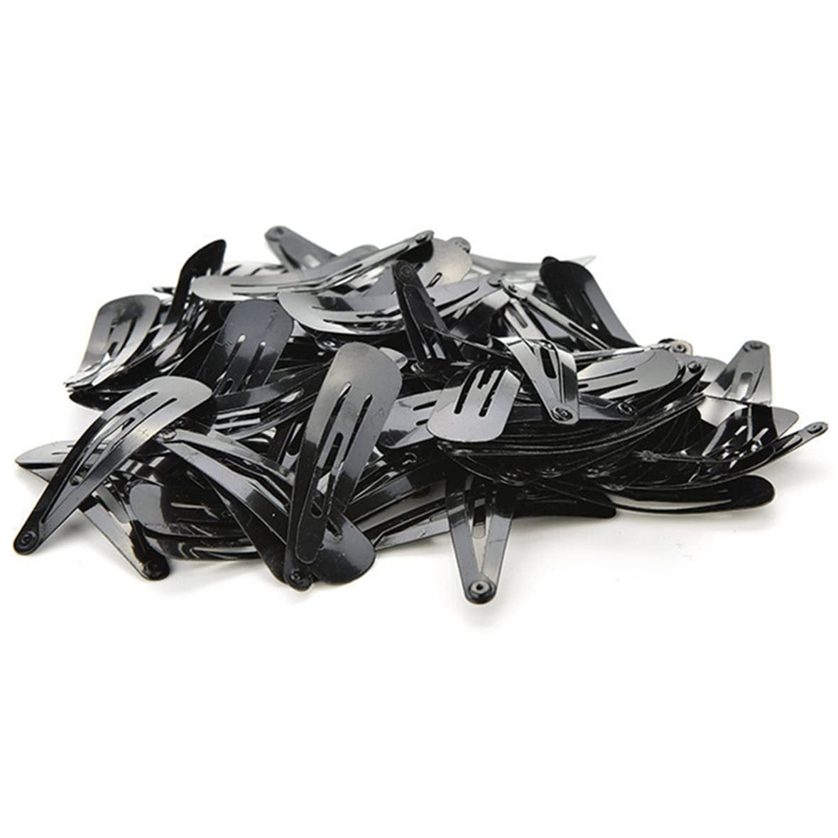 12 Pieces Snap Hair Clips for Women – 2 Inch Metal Black Hair Barrettes - görsel 7