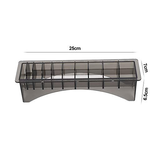 Watris Veiyi 10-Slot Clipper Guard Holder - Universal Hair Clipper Comb Case for Professional Barbers - görsel 4