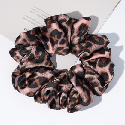CEELGON XL Big Silk Scrunchies for Women – Extra Large Satin Oversized Scrunchie Pack of 6, Jumbo Gigantic Soft Fluffy Hair Ties for Thick or Thin Hair