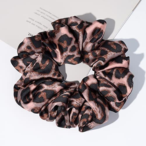 CEELGON XL Big Silk Scrunchies for Women – Extra Large Satin Oversized Scrunchie Pack of 6, Jumbo Gigantic Soft Fluffy Hair Ties for Thick or Thin Hair - görsel 12