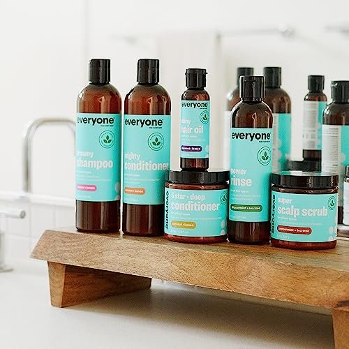 Everyone Hair Care Dreamy Shampoo - Coconut + Lemon, 12 fl oz - Gentle Cleansing & Moisturizing, Sulfate Free & Paraben Free Avelisse