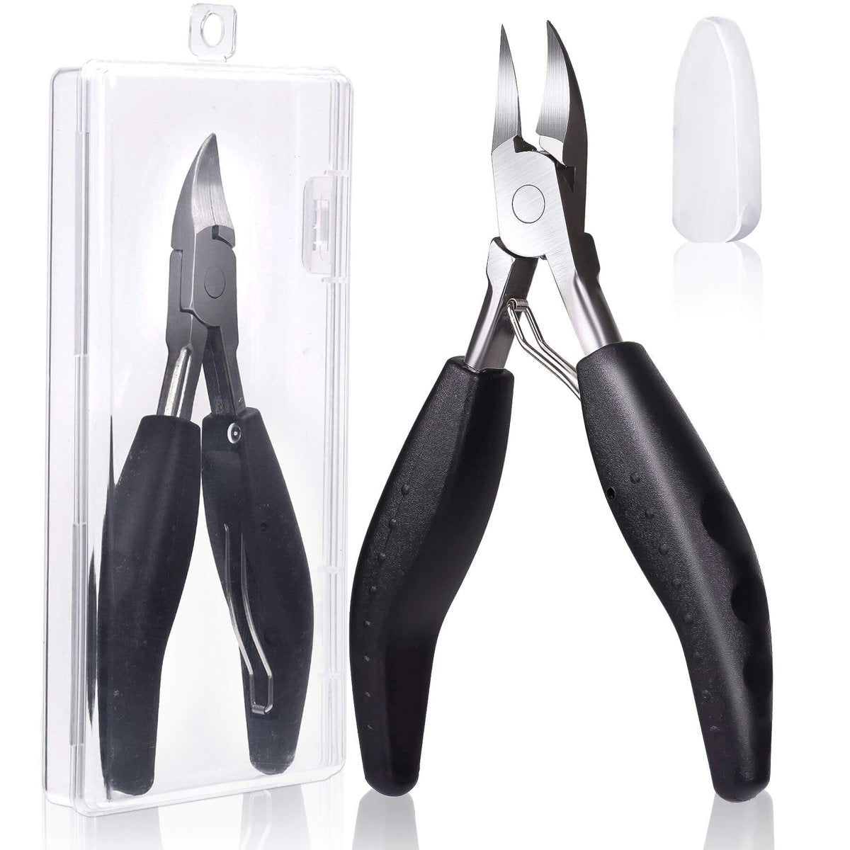 Feiccier Heavy Duty Ingrown Toenail Clippers – Professional Toenail Trimmer for Thick & Ingrown Nails, Sharp Curved Blade, Stainless Steel Pedicure Tool - görsel 1