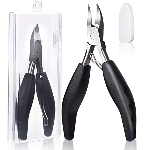 Feiccier Heavy Duty Ingrown Toenail Clippers – Professional Toenail Trimmer for Thick & Ingrown Nails, Sharp Curved Blade, Stainless Steel Pedicure Tool - görsel 2