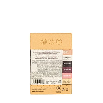 Benecos Organic Beauty ID New York SmallPalette - Glam, Cream, Onyx, Plum Eyeshadow