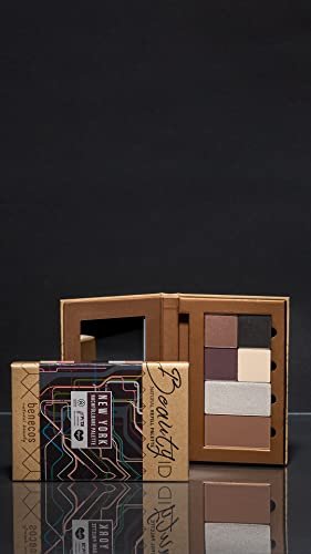 Benecos Organic Beauty ID New York SmallPalette - Glam, Cream, Onyx, Plum Eyeshadow - görsel 8